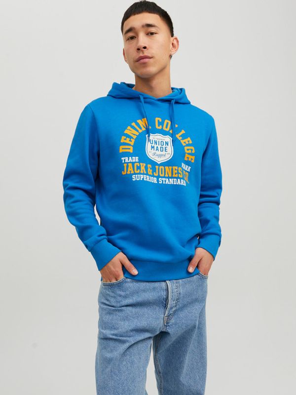 Jack & Jones Jack & Jones Pulover Modra