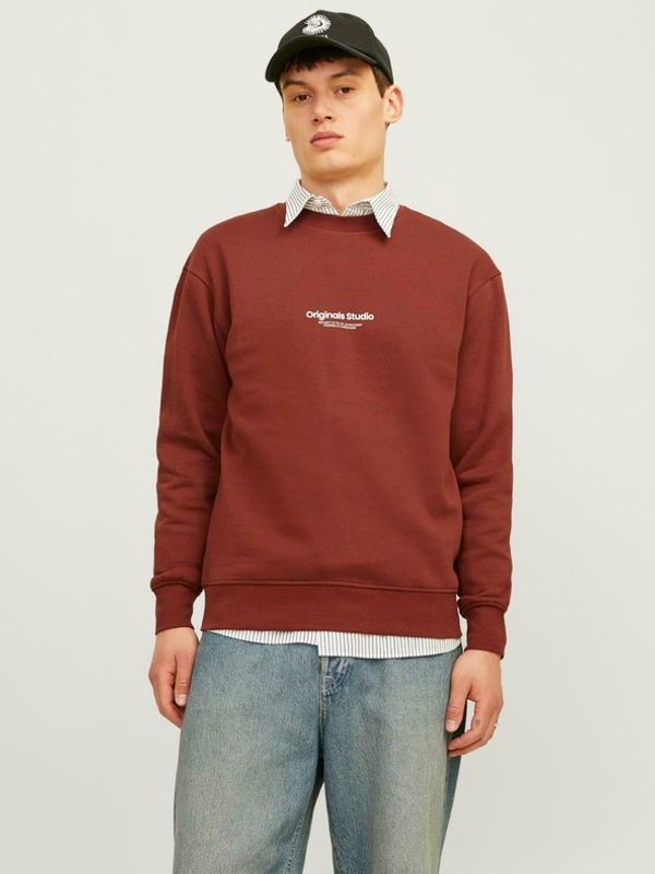 Jack & Jones Jack & Jones Pulover Rjava