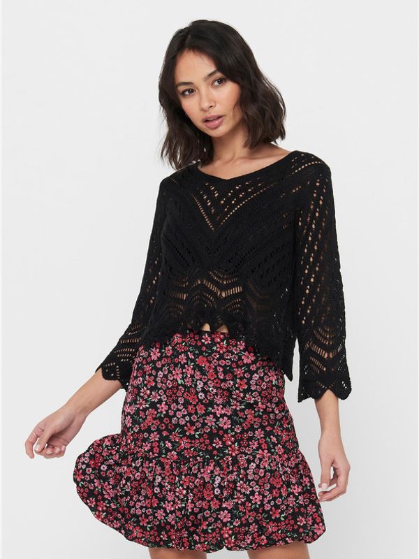 Jacqueline de Yong Jacqueline de Yong New Sun Pulover Črna