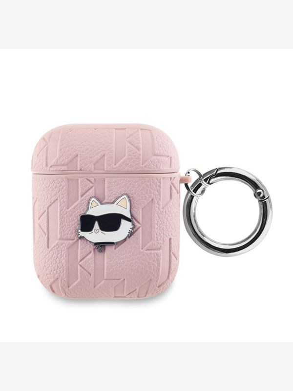 Karl Lagerfeld Karl Lagerfeld AirPods 1/2 Pink Ovitek Roza