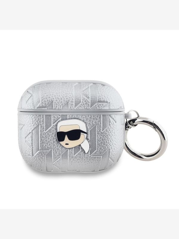 Karl Lagerfeld Karl Lagerfeld AirPods 3 Silver Ovitek Srebrna