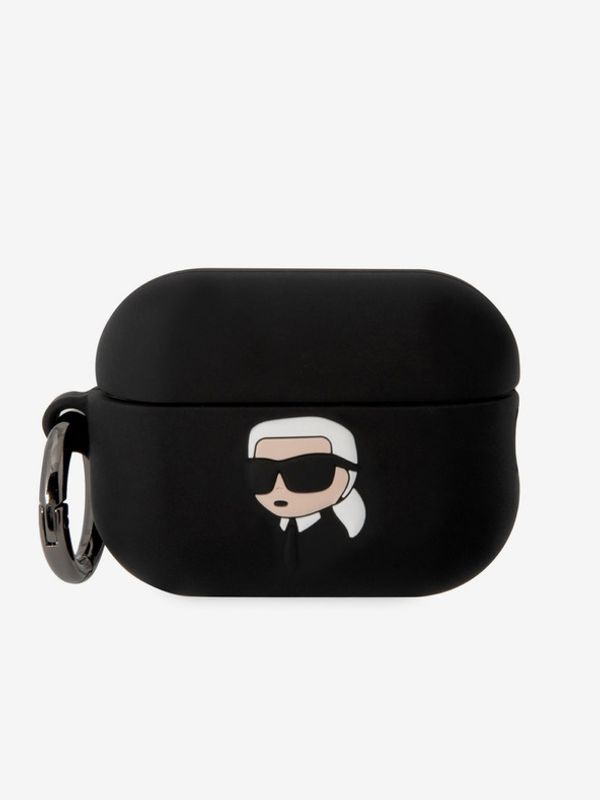 Karl Lagerfeld Karl Lagerfeld Airpods Pro 2 Black Ovitek Črna