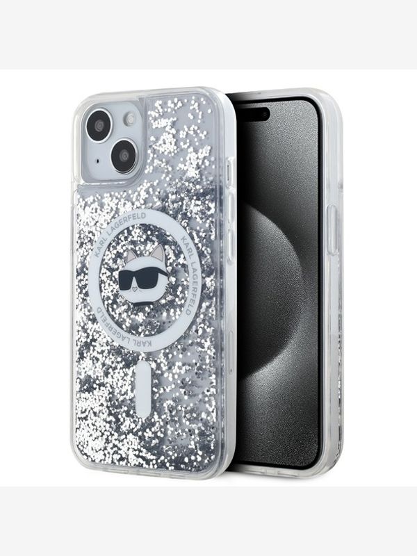 Karl Lagerfeld Karl Lagerfeld iPhone 15 Ovitek za telefon Vijolična