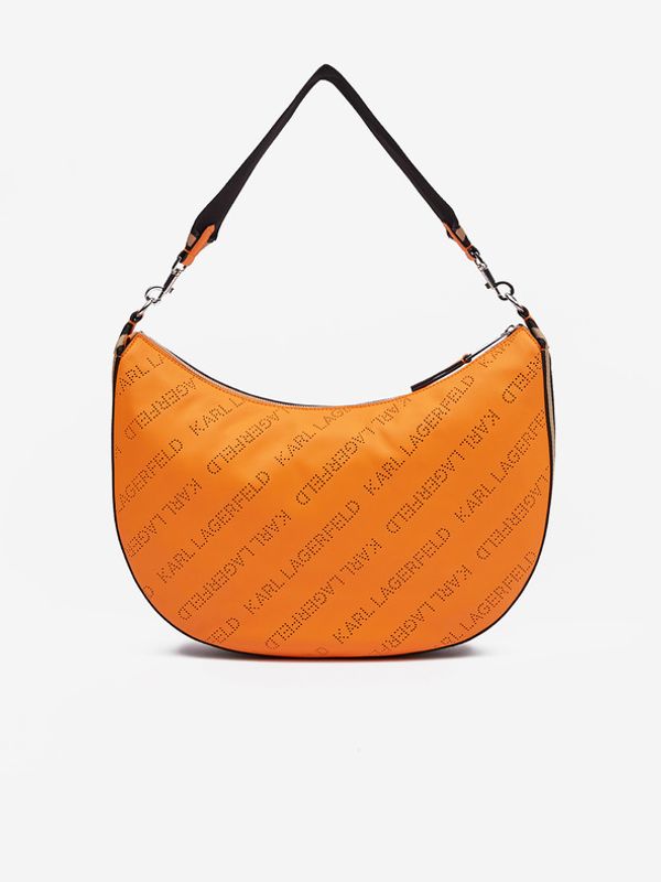 Karl Lagerfeld Karl Lagerfeld Moon MD Shoulderbag Torbica Oranžna