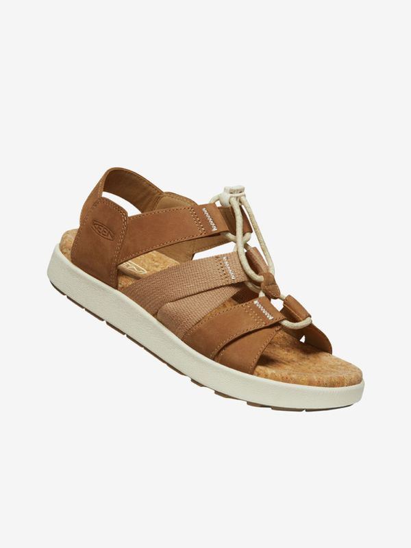 Keen Keen Elle Mixed Strap Sandali Rjava