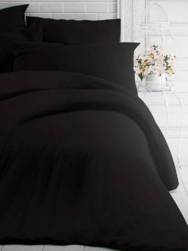 Kvalitex Kvalitex Posteljnina Črna