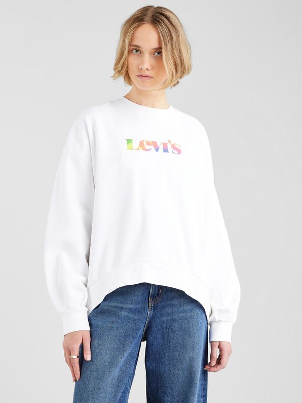 Levi's® Levi's® Graphic Pai Crew Premium Pulover Bela