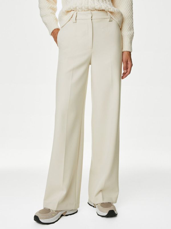 Marks & Spencer Marks & Spencer Hlače Bela