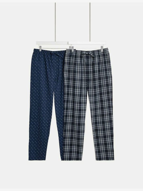 Marks & Spencer Marks & Spencer Hlače za spanje Modra