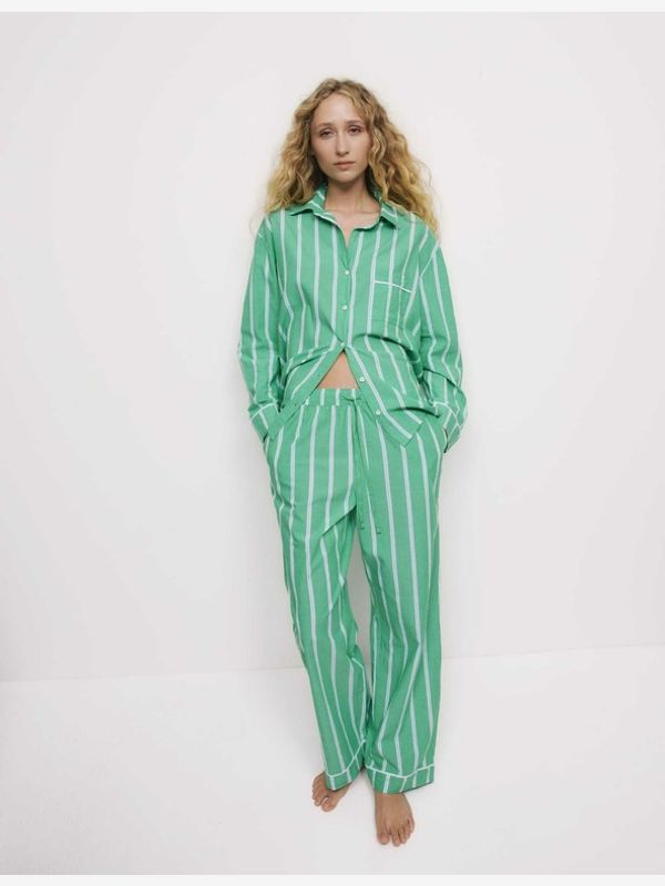 Marks & Spencer Marks & Spencer Hlače za spanje Zelena