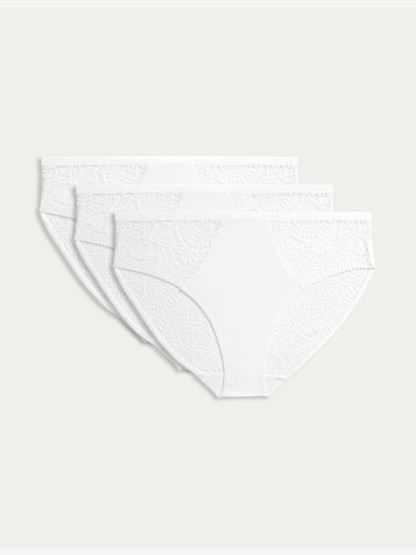 Marks & Spencer Marks & Spencer Hlačke 3 Piece Bela