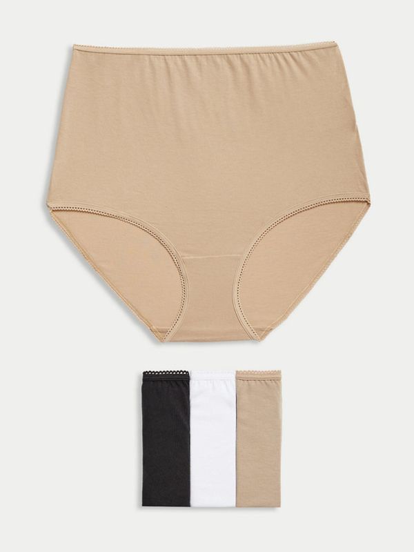 Marks & Spencer Marks & Spencer Hlačke 4 Piece Bež