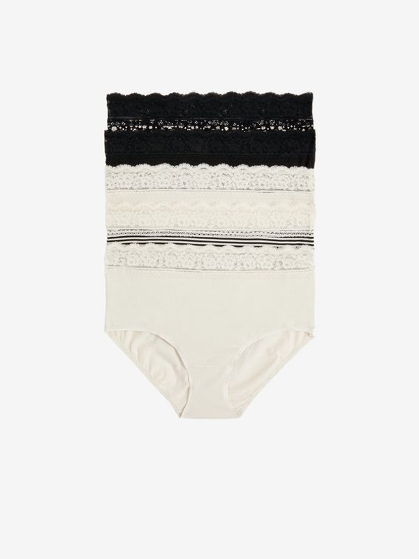 Marks & Spencer Marks & Spencer Hlačke 5 kom Bela