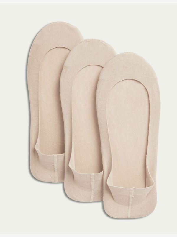 Marks & Spencer Marks & Spencer Nogavice 3 para Bež