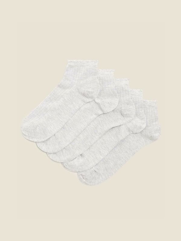 Marks & Spencer Marks & Spencer Nogavice 5 para Siva