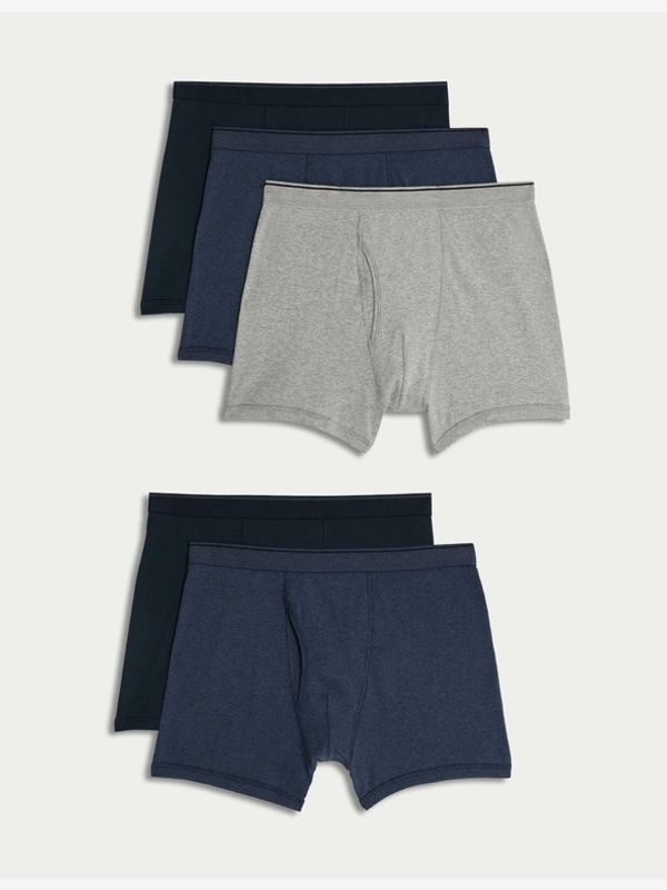 Marks & Spencer Marks & Spencer Ohlapne boksarice 5 kom Modra