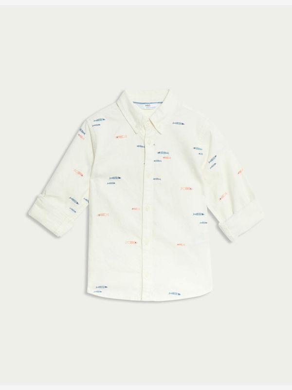 Marks & Spencer Marks & Spencer Otroška srajca Bela