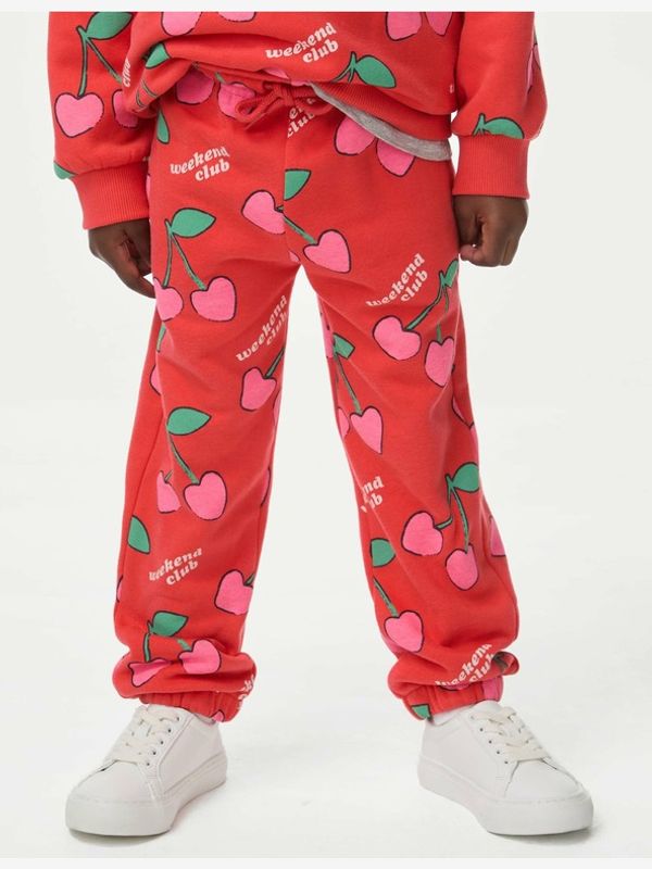 Marks & Spencer Marks & Spencer Otroški spodnji del trenirke Rdeča