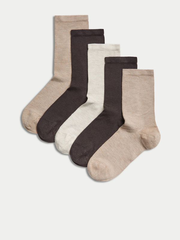 Marks & Spencer Marks & Spencer Sumptuously Soft™ Nogavice 5 para Bež