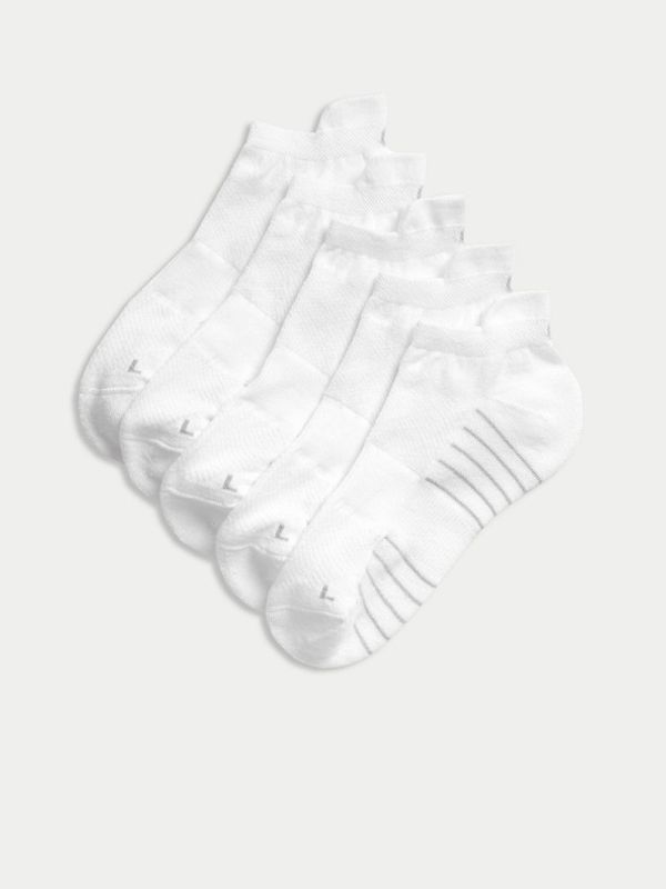 Marks & Spencer Marks & Spencer Trainer Liners™ Nogavice Bela