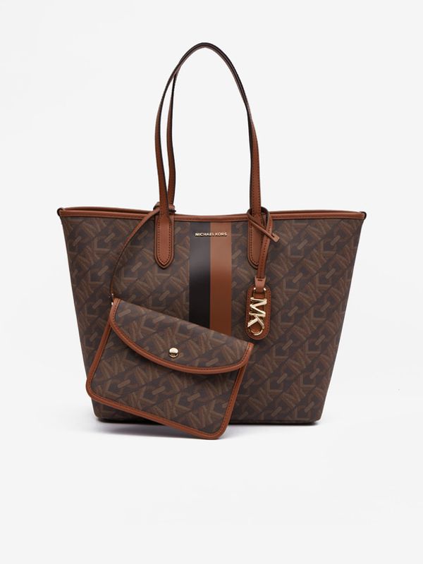 Michael Kors Michael Kors Eliza Open Tote Torbica Rjava