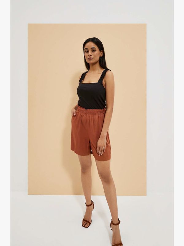 Moodo Moodo Majica brez rokavov Črna