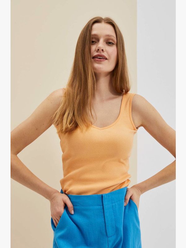 Moodo Moodo Majica brez rokavov Oranžna