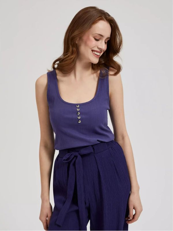 Moodo Moodo Majica brez rokavov Vijolična