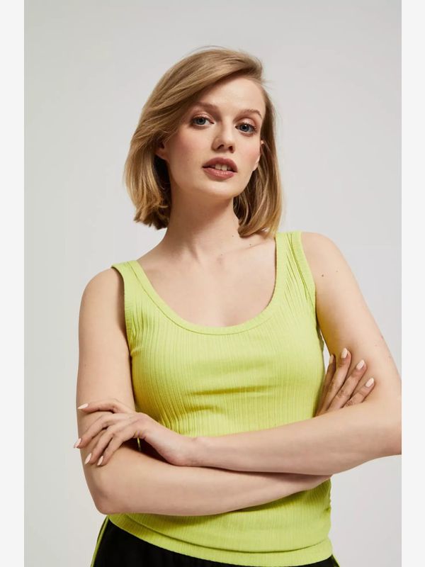 Moodo Moodo Majica brez rokavov Zelena