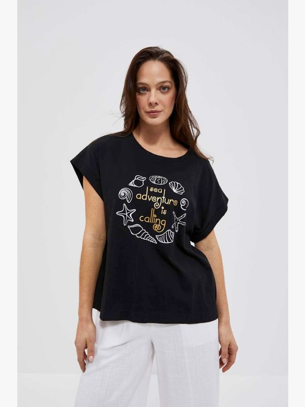 Moodo Moodo Majica Črna