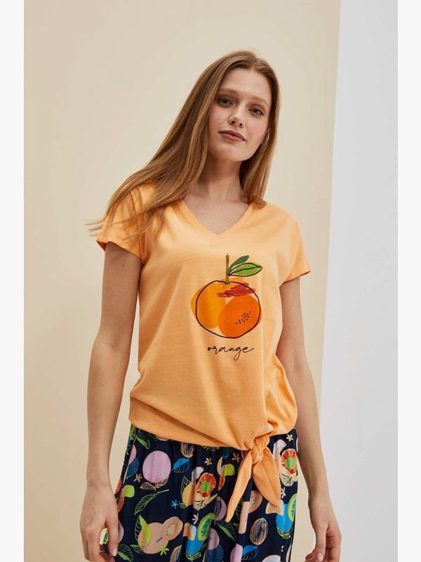 Moodo Moodo Majica Oranžna