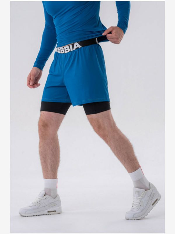 Nebbia Nebbia 318 Kratke hlače Modra