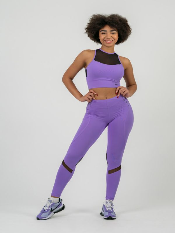 Nebbia Nebbia Fit Activewear Spodnji del trenirke Vijolična