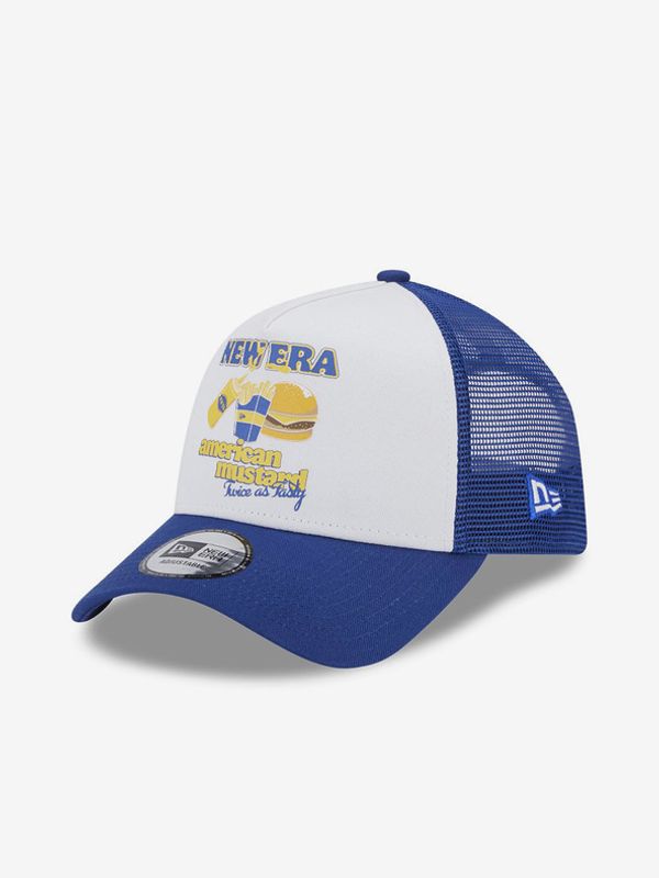 New Era New Era Food Burger Blue A-Frame Trucker Šiltovka Bela