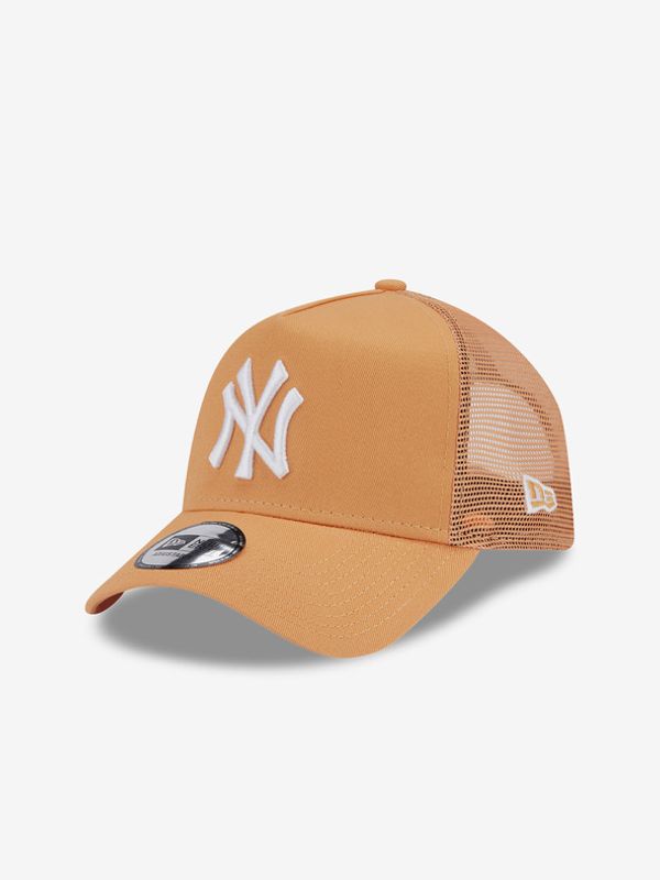 New Era New Era New York Yankees League Essential Trucker Šiltovka Oranžna
