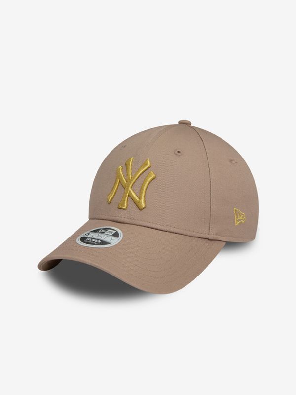 New Era New Era New York Yankees Womens Metallic 9Forty Šiltovka Rjava