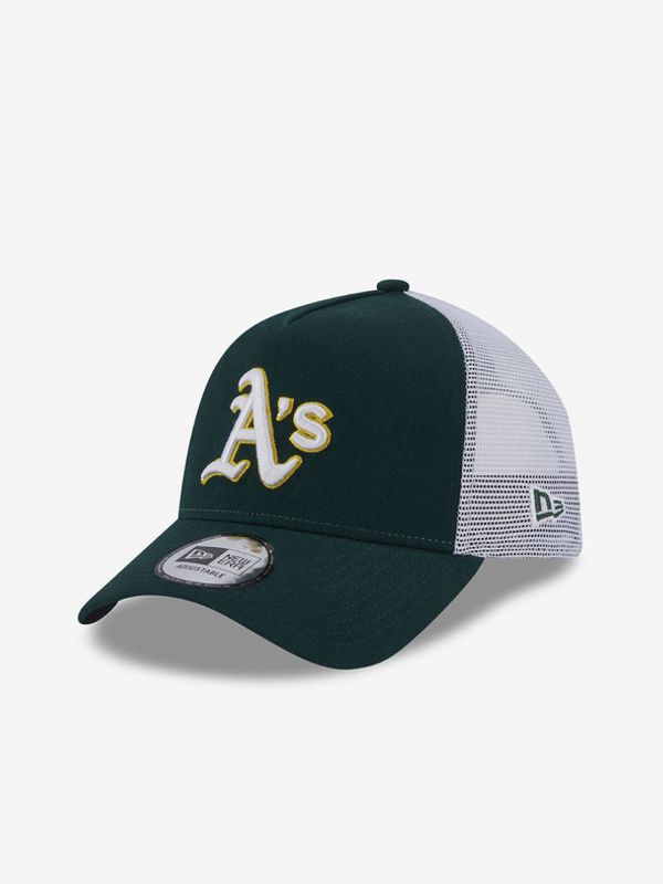 New Era New Era Oakland Athletics Team Script Trucker Šiltovka Zelena