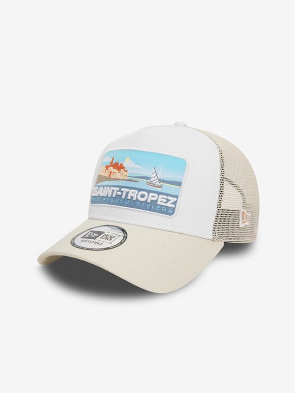 New Era New Era Saint Tropez 9Forty Trucker Šiltovka Bež