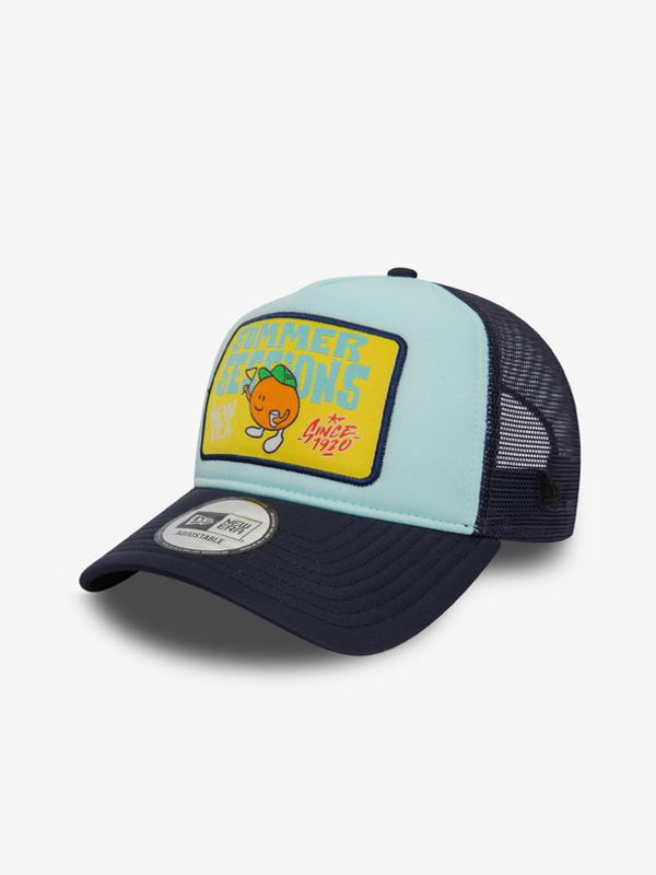 New Era New Era Summer Sessions Patch A-Frame Trucker Šiltovka Modra