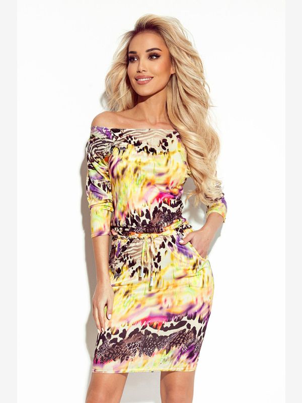 numoco numoco Obleka Rumena