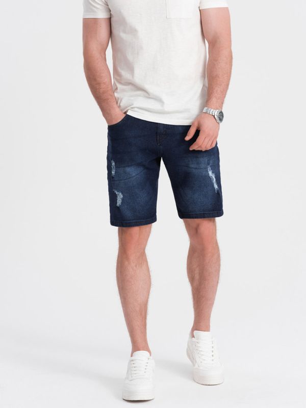 Ombre Clothing Ombre Clothing Kratke hlače Modra