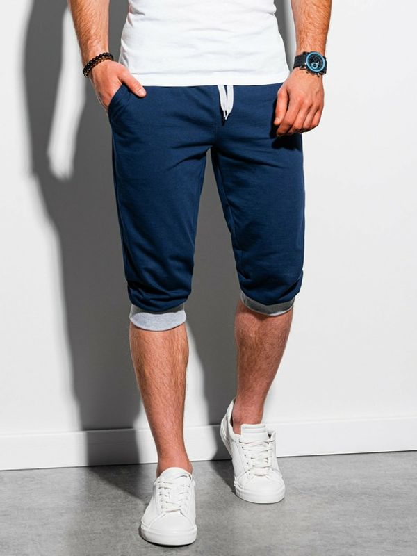 Ombre Clothing Ombre Clothing Kratke hlače Modra