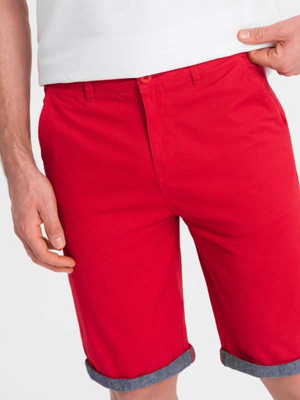 Ombre Clothing Ombre Clothing Kratke hlače Rdeča