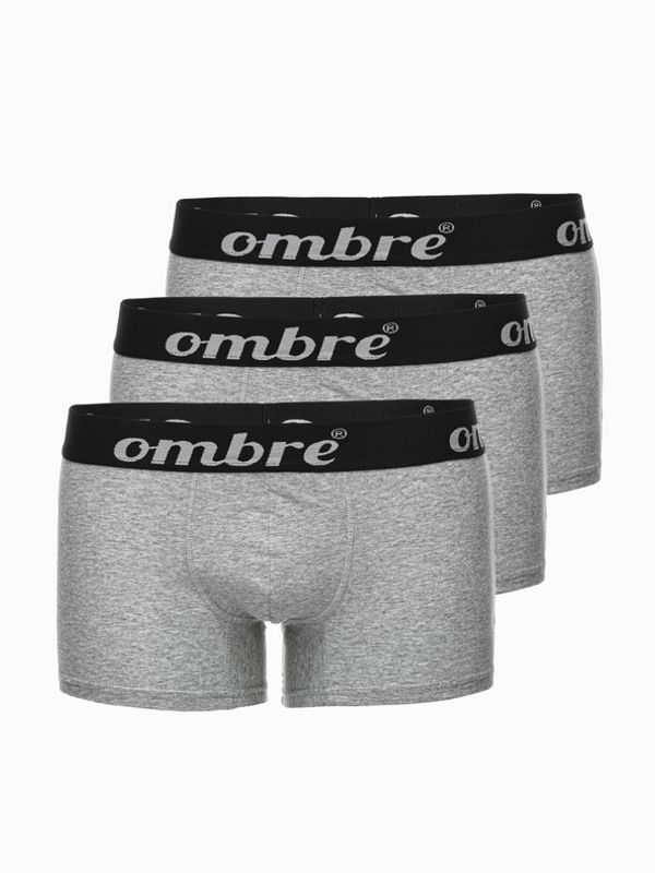 Ombre Clothing Ombre Clothing Oprijete boksarice 3 Piece Siva