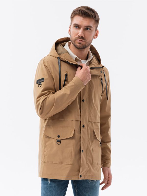 Ombre Clothing Ombre Clothing Parka Rjava