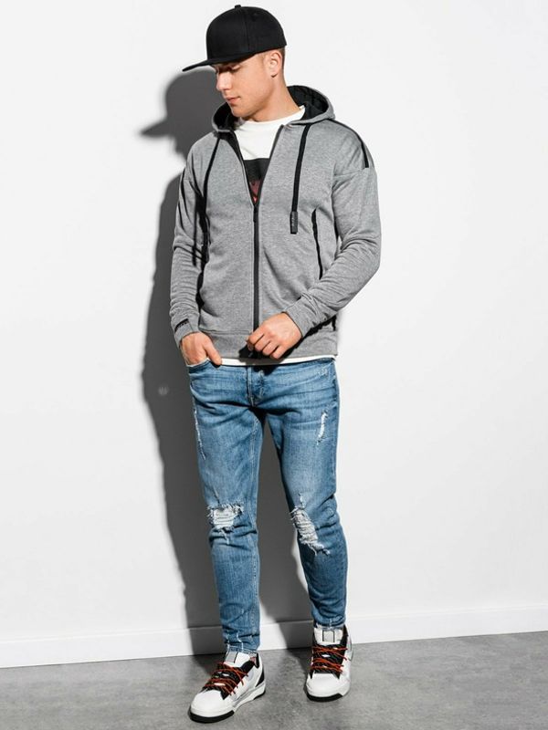 Ombre Clothing Ombre Clothing Pulover Siva