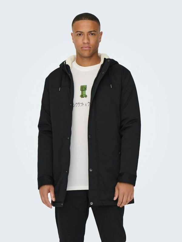 ONLY & SONS ONLY & SONS Parka Črna