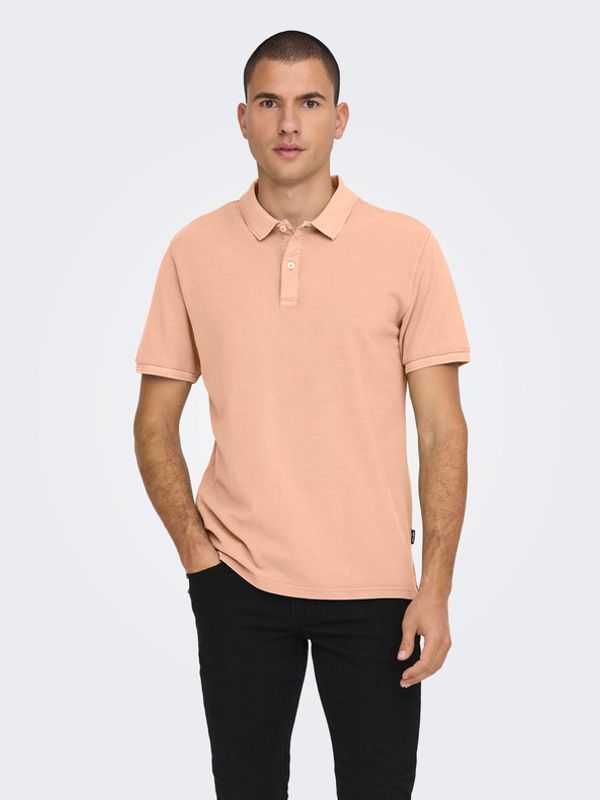 ONLY & SONS ONLY & SONS Travis Polo majica Oranžna