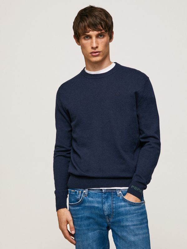 Pepe Jeans Pepe Jeans Andre Crew Neck Pulover Modra