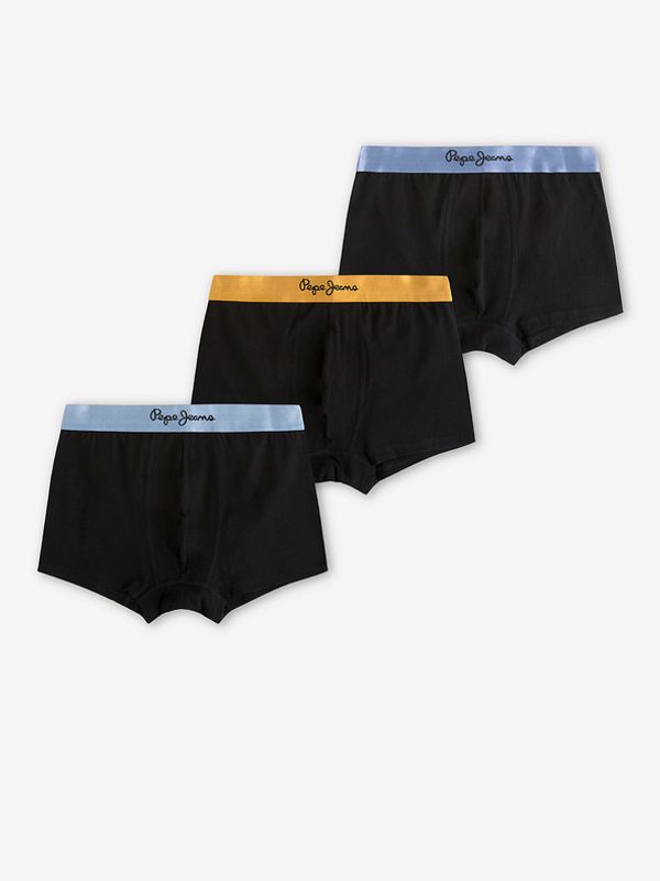 Pepe Jeans Pepe Jeans Elrod Oprijete boksarice 3 Piece Črna